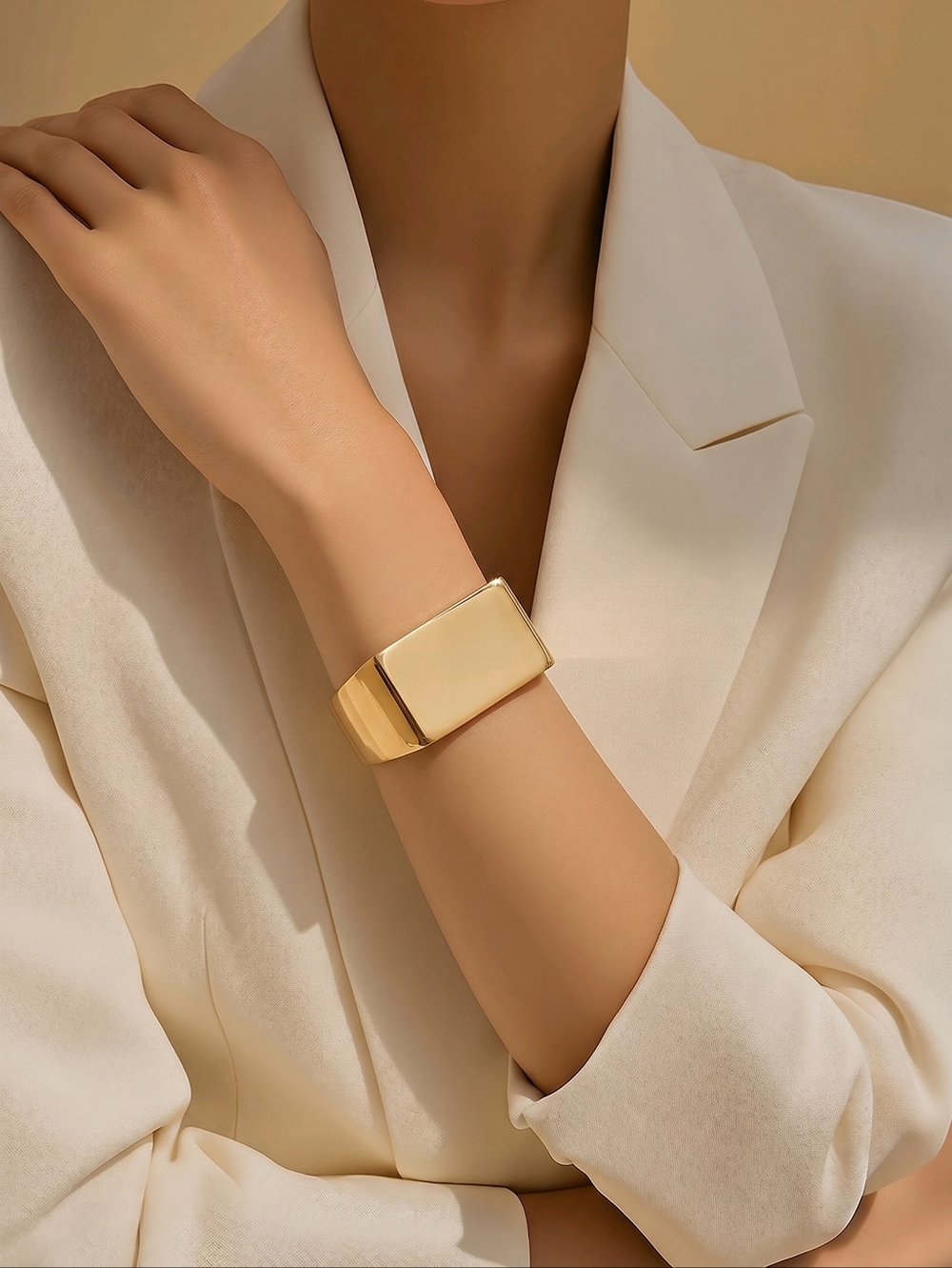 Statement Gold Cuff Bracelet